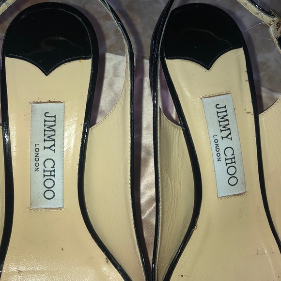 Jimmy Choo Black Stiletto Heels - Picture 4 of 7